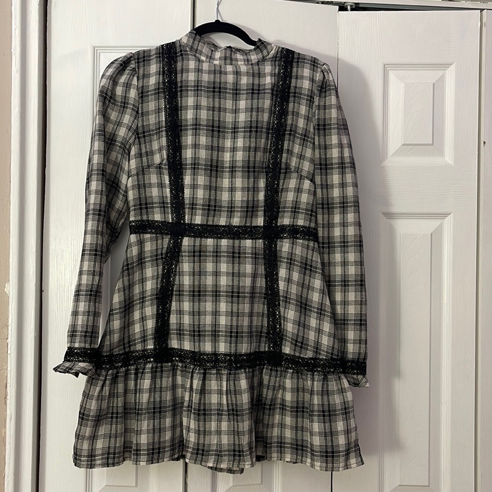 Black/White Striped Dress